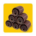 24-Pack Assorted Grit Spindle Sanding Sleeves - 2-Inch Length - Various Diameters of 1/2 in, 3/4 in, 1 in, and 1-1/2 inches