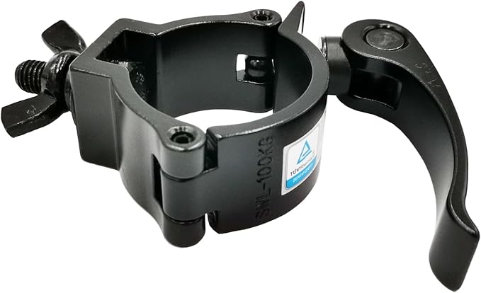Lighting Clamp 2 Inch Truss Quick Release Mount Heavy Duty 220 Lbs Fit 48-51mm OD Pipe truss F34 Black