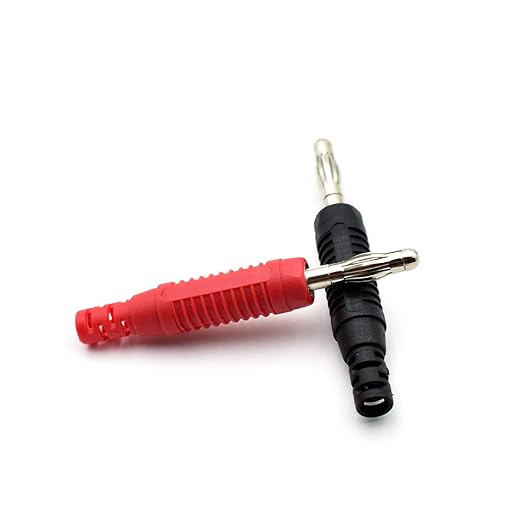 5 Colors 4mm Banana Plug Male to Male Test Leads 14AWG Heavy Duty Jumper Wires Silicone Soft Test Cable for Multimeter Electrical Testing 20A 3Ft