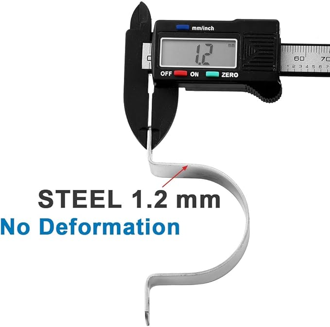 1 Inch Stainless Steel Conduit Clamps Two Hole Pipe Clamps U Bracket Conduit Fixing Clips, Universal Clamp for Cylindrical Components - Fits OD 25 mm (Approx.1") | 14 Pcs