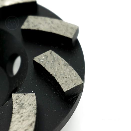 Benchmark Abrasives 4 Inch Grinder Wheels Threaded Swirly Turbo Diamond Cup Wheel with 5/8"-11 Arbor Hole for Masonry, Natural Stone, Concrete Grinding Wheel - Angle Grinder Attachments (4”)