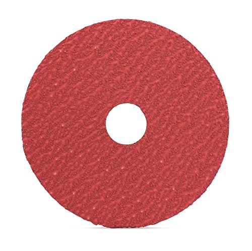 BHA Ceramic Resin Fiber Sanding and Grinding Discs, 4.5” x 7/8”, 24 Grit - 25 Pack