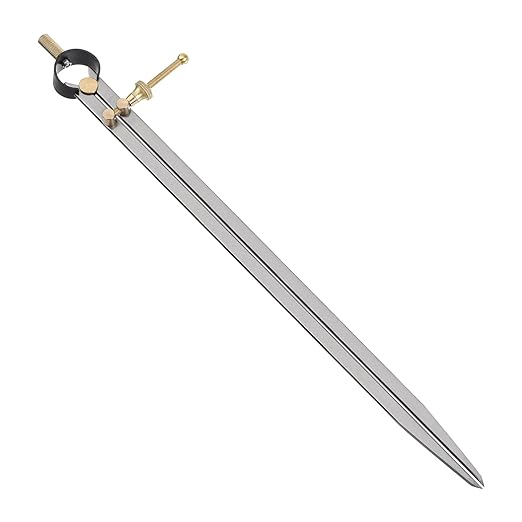 Spring Joint Caliper - [16 Inch] Carbon Steel Spring Divider Caliper with Brass Fulcrum for Metalworking Drawing Use, Flat Leg