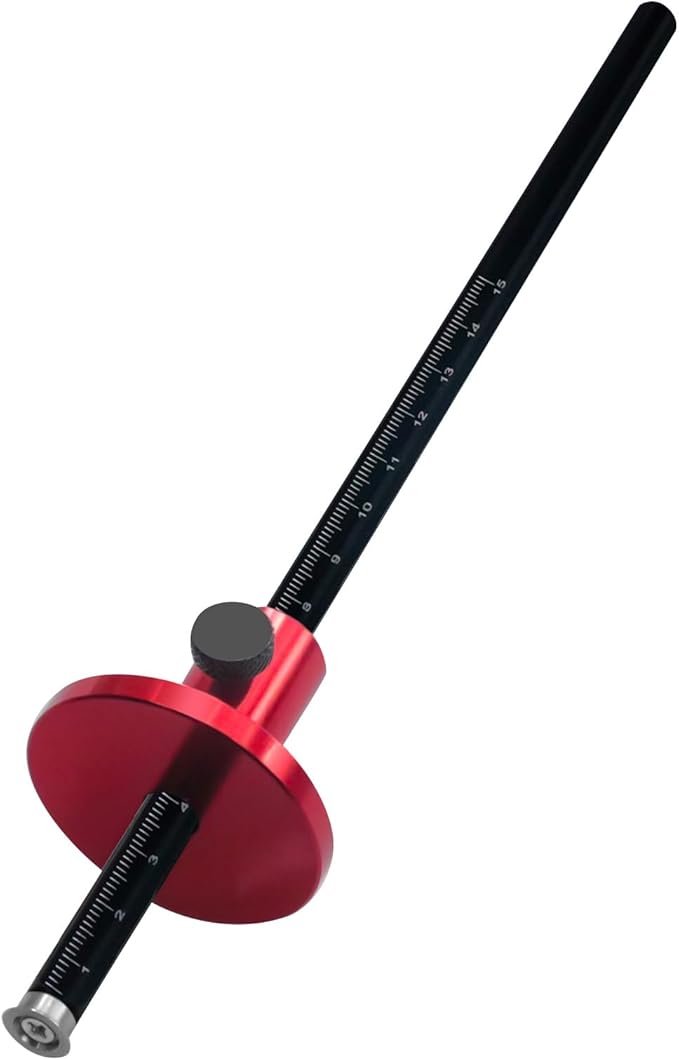 Yosoo Woodworking Scriber Aluminum Alloy Wheel Marking European for Woodworking Projects