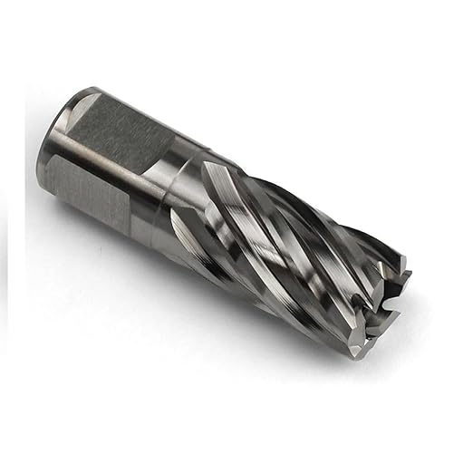 OSCARBIDE 3/4"x1"Annular Cutter,3/4 inch Weldon Shank,3/4 inch Cutting Diameter,1 inch Depth of Cut,2 Flat Mag Drill Bit with Pilot Pin for Magnetic Drill Press,1 Piece