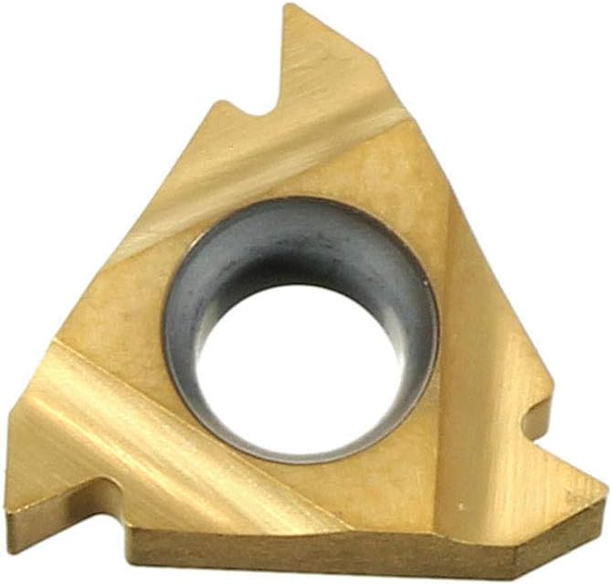 Lathe Threading Carbide Inserts:10 Pcs 11IR A60 1/4 Carbide Inserts for Internal Threading Holders CNC Cutting CNC Turning Tool
