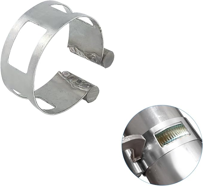2 Inch (50.8 mm) Stainless Steel Welding Tacking Band Clamp,Clamp-On Exhaust Pipe Tacking Band for Welding Fabrication
