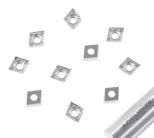 Accusize Industrial Tools CCGT09T302 Carbide Inserts for Aluminium by 0.008'', 0.05AKH01, 6600-0005
