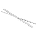 uxcell 3 Pcs Square Steel Key Stock, 1/4" x 1/4" x 12" Cold-Drawn 45# Steel Bars Precision Key Stock for Gearbox Coupling, Silver Tone