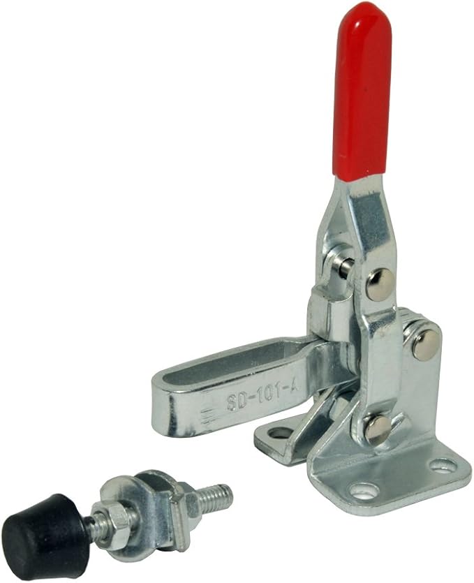 4 Pcs Vertical Hand Tool 101-A Quick-Release Toggle Clamp 110 lbs Holding Capacity Antislip