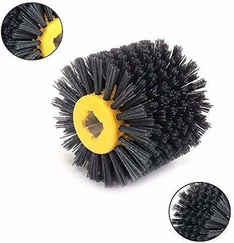 SIGNI Abrasive Nylon Drawing Wheel Drum Burnishing Polishing Brush for wooden furniture floor polishing 120X100mm 600 Grit 1pack