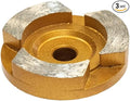 CS Unitec Corner/Edge Grinder Grinding Wheels for Concrete 3 Pack | for EES 1400-3 3 Head Grinder | Made in Germany