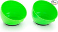 OEMTOOLS 25115 Green Magnetic Nut Cups, 2 Pack, Each Curved Magnetic Parts Tray Holds Up to 5 Pounds, Attaches To Metal Surfaces, Multi-Use Nuts And Bolts Organizer Set Made From Durable ABS Plastic