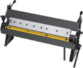 24" Box and Pan Brake 0-135°Sheet Metal Bending Brake with Removable Fingers Industrial Precision Pan for Carbon Steel, Aluminum, Copper