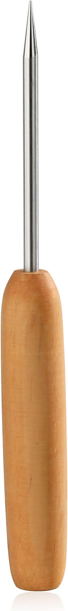 New Star Carbon Steel Ice Pick with Hard Wood Handle, 7.5-Inch