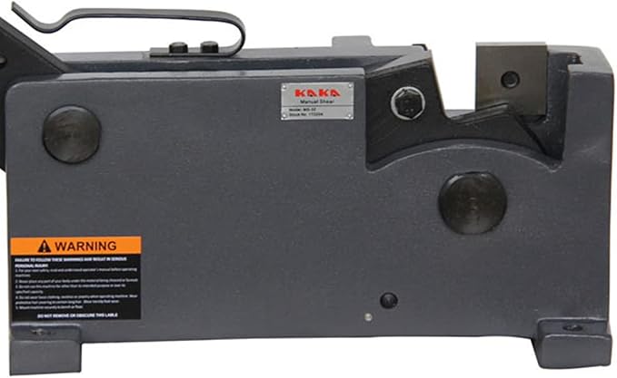 KAKA INDUSTRIAL MS-32 Sheet Metal Shear, 32mm (1.26") Cutter for Square Tube, Rebar, Rod, Flat Bar (1.5" x 0.5"), and Round Bar