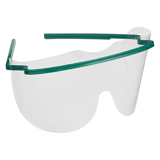 Eye Shield [Box of 25] Pre-Assembled Eye Protective Glasses, Protective Eyewear PPE for Hospitals with Optical-Grade Lenses, Lightweight Frame | Eye Protection Equipment