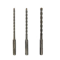 3PCS Rotary Hammer Drill Bits, SDS Plus Shak, 3/16", 1/4" 5/16" (3/16"x4", 1/4"x4", 5/16"x4")
