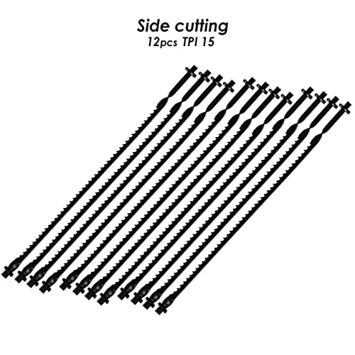 FOXBC 4-Inch Scroll Saw Blade Pin End Replacement for Dremel Moto-Saw MS20 MS20-01 MS51-01 MS52-01 MS53-01 48 Pack