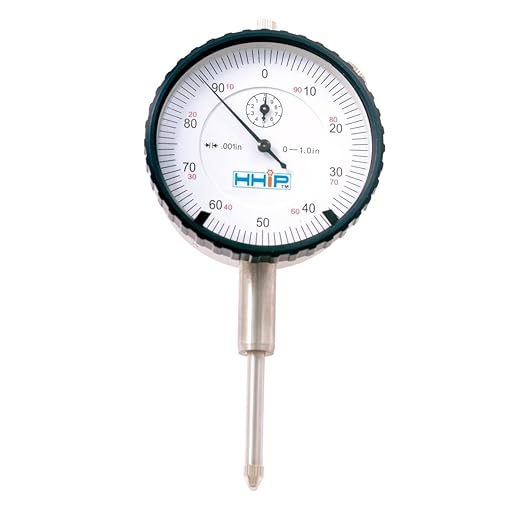 Pro Series by HHIP 4400-0001 Dial Indicator, .001" Graduation, 0-100 Reading, 0-1"