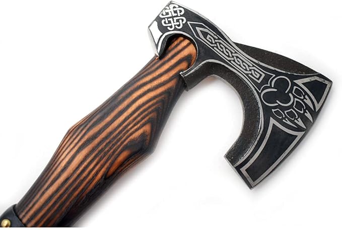 Medieval Warrior Custom Handforged Handmade Tomahawk Viking Hatchet | Camping | Hunting Axe