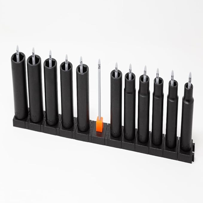 ToolBox Widget Socket Organizer ½ Inch Pro Series – Modular Magnetic Socket Holder with Missing Tool Indicator – Size Stems NOT Included