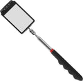 Telescopic inspection mirror with light large telescoping led 360 Inspection Rotating lamp automotive mechanic repair reversing on a stick extendable hand handle car extra held vehicle extended
