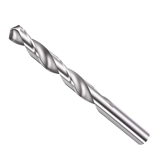 Drill Bit, 13mm Cutting Diameter, 4241 HSS 118° Cutting Angle Uncoated Bright Versatile Jobber Bits - (Applications: for Drilling Plastic Wood Soft Metal), 1-Pieces