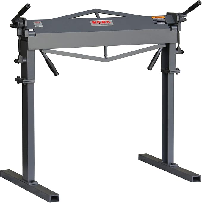 KAKA INDUSTRIAL Sheet Metal Brake, 36-Inch Metal Brake Bender, 20-Gauge Mild Steel Capacity, 0-120 Degrees Adjustable Bending Brake, Heavy-Duty Siding Brake MB-36