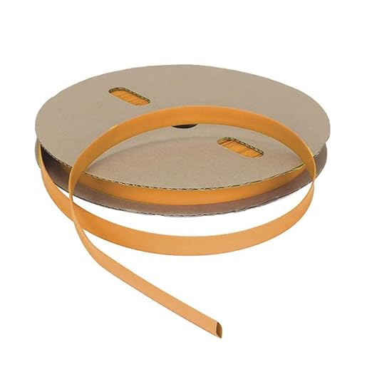 Kable Kontrol Heat Shrink Tubing - 1-1/4” Inch - 100' Ft Long, Orange Polyolefin - 2:1 Industrial Shrink Tube & Cable Sleeve for Electrical Wire Insulation