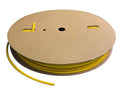 Kable Kontrol Heat Shrink Tubing - 3/16” Inch - 250' Ft Long, Yellow Polyolefin - 2:1 Industrial Shrink Tube & Cable Sleeve for Electrical Wire Insulation - Rated for 600 V