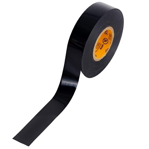 GTSE Black Electrical Tape, 240 Rolls Bulk Box – Waterproof, Industrial Grade Vinyl, 3/4 in x 66ft– Strong Self-Adhesive PVC Electric Tape for Wire Insulation, 7 Mil, 600V – UL/CSA Listed