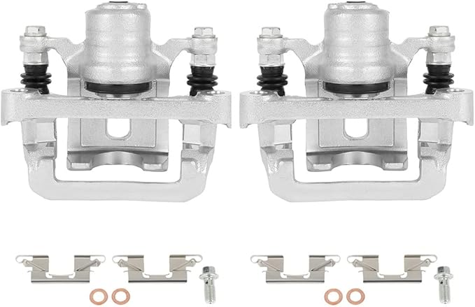 cciyu 19B2994 19B2995 Rear Left & Right Brake Calipers With Bracket For Nissan For Frontier 2005-2018,For Nissan For Xterra 2005-2015,For Suzuki For Equator 2009-2012