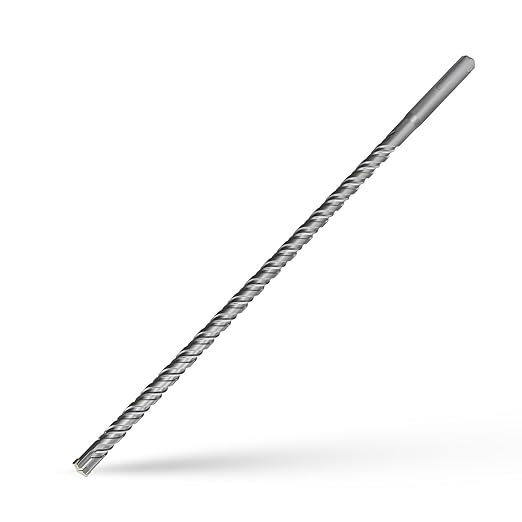 CSOOM SDS Plus Rotary Hammer Drill Bit 7/16"x12.2", Professional Concrete Drill Bit for Concrete, Brick, Stone and Cement Walls