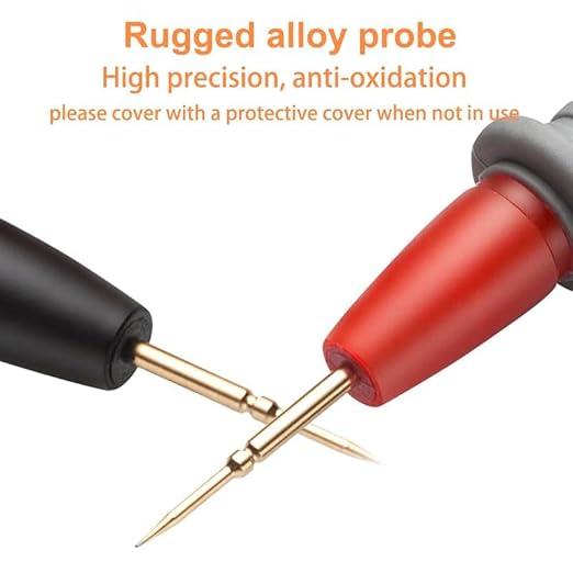 Test leads 1000V 20A Ultra-Sharp Gold-Plated Test Probe Lead for Multimeter Meter Test lead, 40.5 inch / 103 cm, multimeter test leads for Fluke/AstroAI/INNOVA/Klein Multimeter Electronic Clamp tester