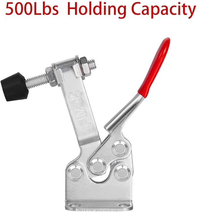 Accessbuy Toggle Clamp Hold Down Clamp 220Lbs Holding Capacity Antislip Horizontal Quick Release Toggle Clamp 4 Pack