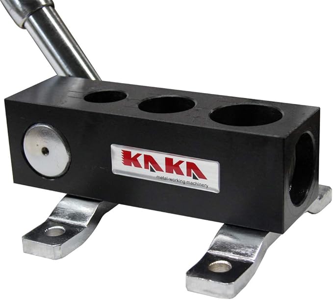 KAKA INDUSTRIAL Pipe and Tube Notcher Manual for 7/8 in, 1-1/4 in, 1-3/8 in Outside Diameter, 90 Degree High Precision Light Weight RA-8