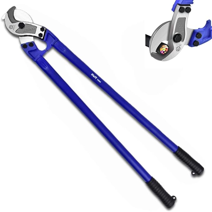 ZrgGea Cable Cutters 42 inch | Wire Snips Heavy Duty | Industrial-Grade Heavy-Duty Cable Cutter, Forged from T8 Alloy Steel, Hardness HRC56, Sharp Cutting. for Cutting Cables and Wire Ropes