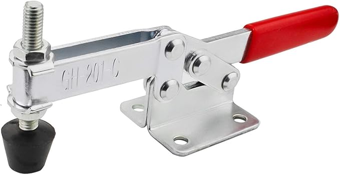 4 Pack Toggle Clamps Latch Vertical Quick-Release Toggle Clamp Antislip Holding Capacity 220 lbs Tool GH-201C