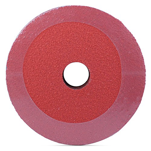 BHA Ceramic Resin Fiber Sanding and Grinding Discs, 4.5” x 7/8”, 80 Grit - 25 Pack