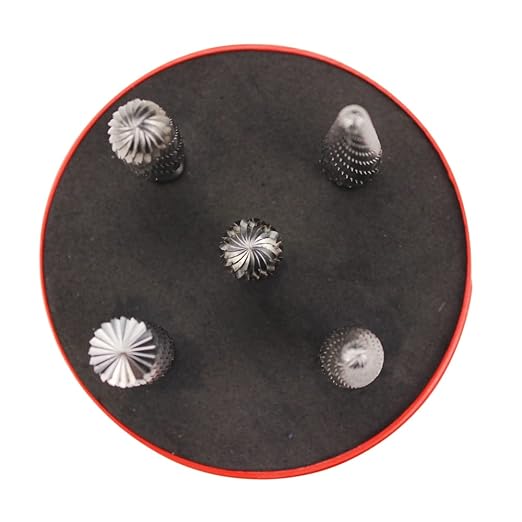 BHA Tungsten Carbide Burr Die Grinder Rotary Tool Bit Set for Metal Contouring and Deburring, Double Cut with 1/4” Shank - 5 Pieces
