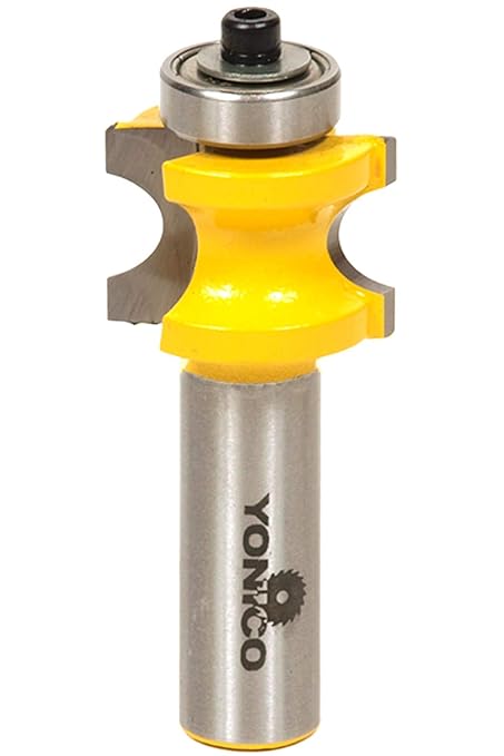 YONICO 13114 3/8-Inch Bead Bullnose Router Bit 1/2-Inch Shank