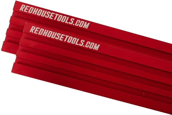 Multi T-Track - 3" Universal T-Track for Woodworking | Anodized Aluminum T Track Fence System | Woodworking Accessories | 48" Fence System (Set of 2) | Red