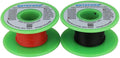 BNTECHGO 28 Gauge Silicone Wire Spool red 50ft and Black 50ft Flexible 28 AWG Stranded Tinned Copper Wire