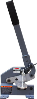 KAKA INDUSTRIAL Manual Metal Cutter Tool, 5 inch HS-5 Compact Plate Shear for Sheet Metal and Bars - Garage Toolbox Size