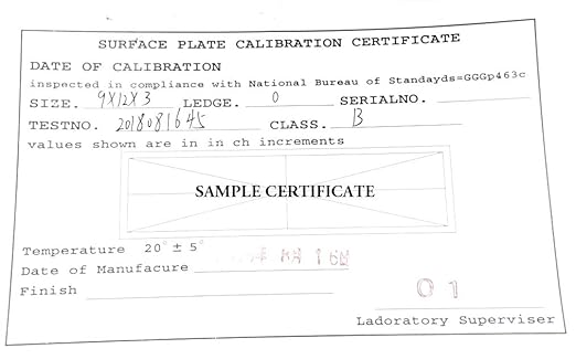 HHIP 4401-2418 Black Granite Surface Plate, Grade A, Ledge 0, 24" Length x 18" Width x 3" Height, +/000075" Accuracy, 150 lb. Weight