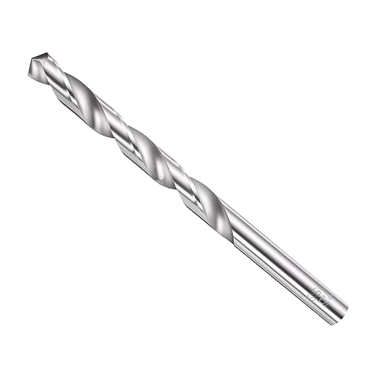 Drill Bit, 7.5mm Cutting Diameter, 4241 HSS 118° Cutting Angle Uncoated Bright Versatile Jobber Bits - (Applications: for Drilling Plastic Wood Soft Metal), 1-Pieces