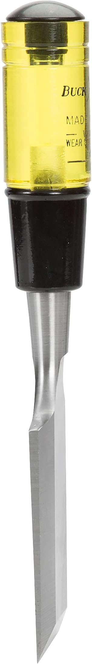 Buck Brothers 120109BC 2 Inch Wood Chisel Made in USA, For Paring and Finishing Cuts in Carpentry and Woodworking, Tempered Tool Steel Blade, Mallet-Safe Handle