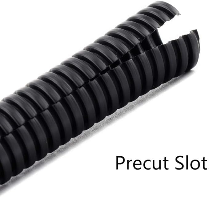 ZhiYo 20FT 5/8" Wire Loom Split Tubing Auto Wire Conduit Flexible Cover