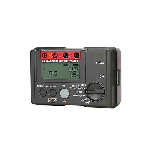 ATO Insulation Resistance Tester, 500V/1000V/2500V, Megohmmeter and Multimeter, for Electric Maintenance, Testing and Inspection